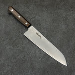 Seisuke SLD Migaki Polish Finish Santoku  180mm Brown Pakka wood Handle - Japannywholesale