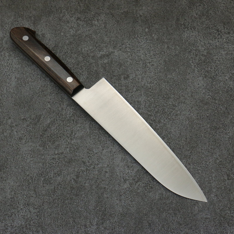 Seisuke SLD Migaki Polish Finish Santoku  180mm Brown Pakka wood Handle - Japannywholesale