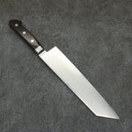 Seisuke VG10 33 Layer Mirrored Finish Damascus Kiritsuke Gyuto  210mm Brown Pakka wood Handle - Japannywholesale