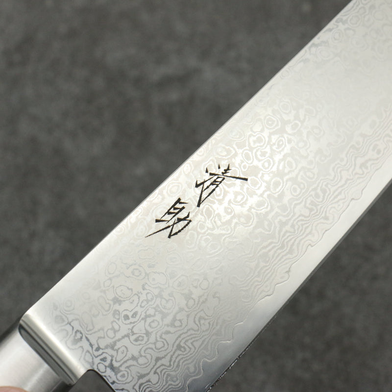 Seisuke VG10 33 Layer Mirrored Finish Damascus Gyuto  240mm Brown Pakka wood Handle - Japannywholesale