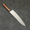 Seisuke SLD Migaki Polish Finish Gyuto  210mm Brown Pakka wood Handle - Japannywholesale