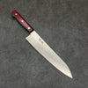 Seisuke SLD Migaki Polish Finish Gyuto  210mm Red Pakka wood Handle - Japannywholesale