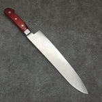 Seisuke VG10 33 Layer Mirrored Finish Damascus Gyuto  240mm Red Pakka wood Handle - Japannywholesale