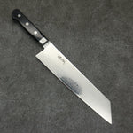 Seisuke VG10 33 Layer Mirrored Finish Damascus Kiritsuke Gyuto  210mm Black Pakka wood Handle - Japannywholesale