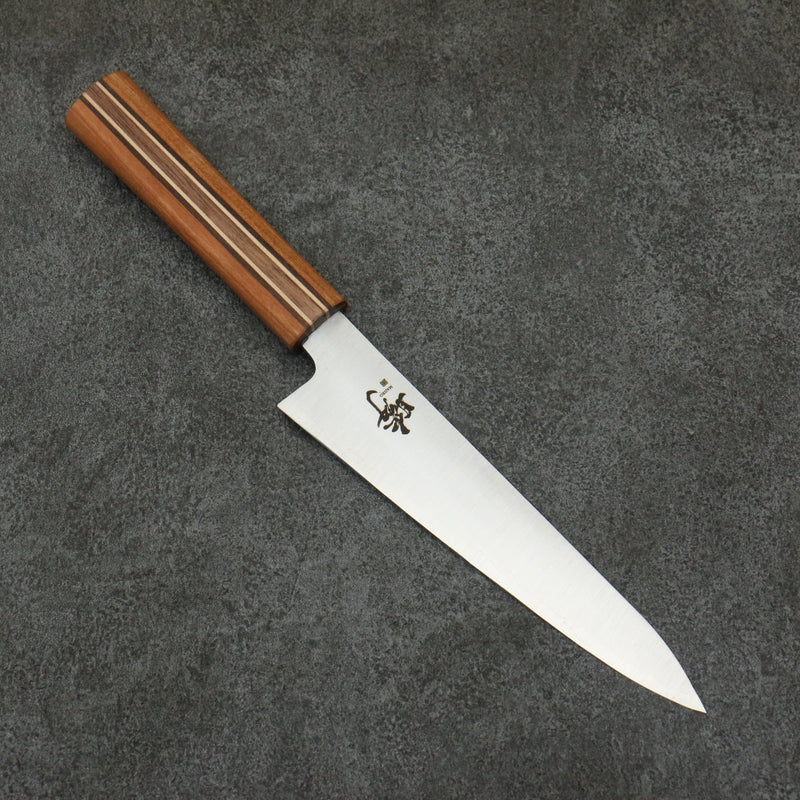 Shigeki Tanaka Majiro Silver Steel No.3 Petty-Utility  150mm Maple, Cherry, Walnut Handle - Japannywholesale