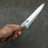 Shigeki Tanaka Majiro Silver Steel No.3 Petty-Utility  150mm Maple, Cherry, Walnut Handle - Japannywholesale