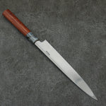 Hideo Kitaoka Blue Steel No.2 Yanagiba  210mm Bubinga Handle - Japannywholesale