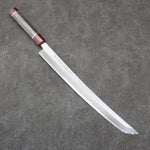 Sakai Takayuki Zangetsu Silver Steel No.3 Sakimaru Yanagiba  330mm Stabilized wood Handle with Sheath - Japannywholesale