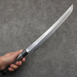 Sakai Takayuki Zangetsu Silver Steel No.3 Sakimaru Yanagiba  330mm Stabilized wood Handle with Sheath - Japannywholesale