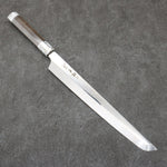 Sakai Takayuki Ginryu Honyaki Swedish Steel Mirrored Finish Sakimaru Yanagiba  300mm Stabilized wood Handle with Sheath - Japannywholesale