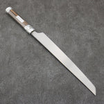 Sakai Takayuki Ginryu Honyaki Swedish Steel Mirrored Finish Sakimaru Yanagiba  300mm Stabilized wood Handle with Sheath - Japannywholesale