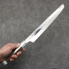 Sakai Takayuki Ginryu Honyaki Swedish Steel Mirrored Finish Sakimaru Yanagiba  300mm Stabilized wood Handle with Sheath - Japannywholesale