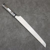 Sakai Takayuki Ginryu Honyaki Swedish Steel Mirrored Finish Sakimaru Yanagiba  300mm Stabilized wood Handle with Sheath - Japannywholesale