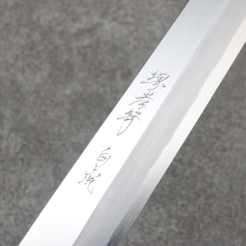 Sakai Takayuki Byakko White Steel No.1 Kiritsuke Yanagiba  300mm Stabilized wood Handle with Sheath - Japannywholesale