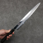 Tessen by Tanaka Tamahagane Yanagiba  315mm Ebony Wood Handle with Sheath - Japannywholesale