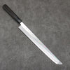 Tessen by Tanaka Tamahagane Sakimaru Yanagiba  300mm Ebony Wood Handle with Sheath - Japannywholesale