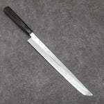 Tessen by Tanaka Tamahagane Sakimaru Yanagiba  300mm Ebony Wood Handle with Sheath - Japannywholesale