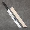 Tessen by Tanaka Tamahagane Sakimaru Yanagiba  300mm Ebony Wood Handle with Sheath - Japannywholesale