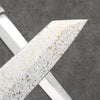 Sakai Takayuki Hien White Steel No.2 Honyaki Kiritsuke Yanagiba  300mm Stabilized wood (White Ferrule and End Cap) Handle with Sheath - Japannywholesale