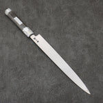 Sakai Takayuki Chef Series Silver Steel No.3 Yanagiba  270mm Stabilized wood (White Ferrule and End Cap) Handle with Sheath - Japannywholesale