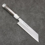 Sakai Takayuki Chef Series Silver Steel No.3 Mukimono  180mm Stabilized wood (White Ferrule and End Cap) Handle with Sheath - Japannywholesale