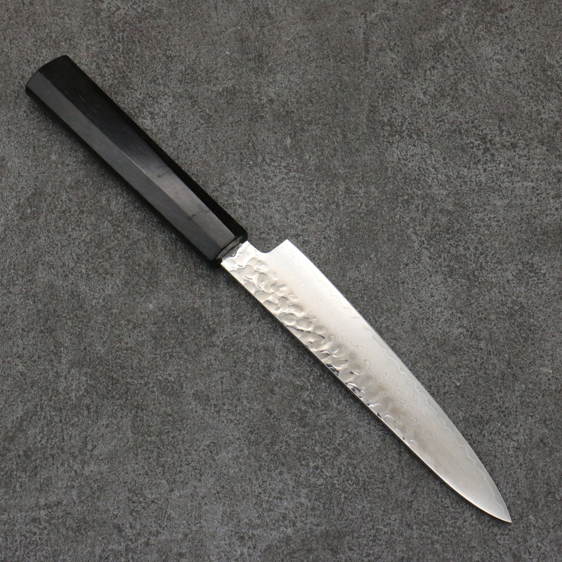 Sakai Takayuki VG10 33 Layer Damascus Petty-Utility  150mm Ebony(6 sided teardrop) Handle - Japannywholesale