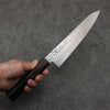 Sakai Takayuki VG10 33 Layer Damascus Gyuto  210mm Ebony(6 sided teardrop) Handle - Japannywholesale