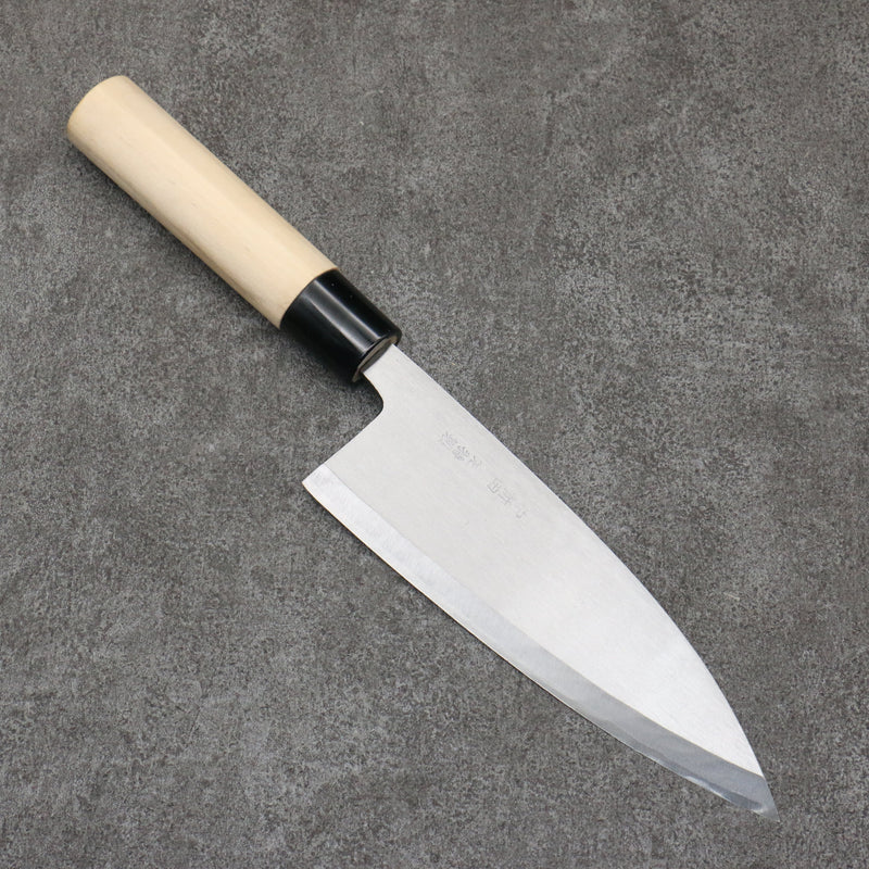 Nakaniida White Steel No.2 Migaki Polish Finish Deba  165mm Magnolia Handle - Japannywholesale