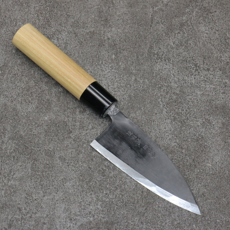 Nakaniida White Steel No.2 Black Deba  120mm Magnolia Handle - Japannywholesale