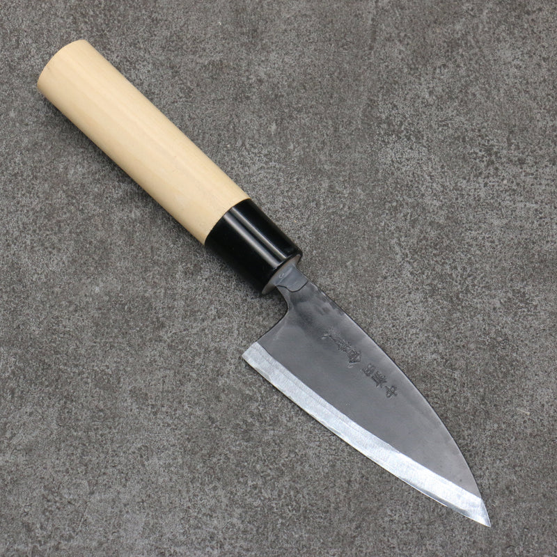 Nakaniida White Steel No.2 Black Deba  105mm Magnolia Handle - Japannywholesale