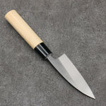 Nakaniida White Steel No.2 Black Deba  105mm Magnolia Handle - Japannywholesale