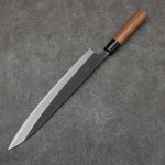 Nao Yamamoto Blue Steel Kurouchi Sujihiki  270mm Walnut Handle - Japannywholesale