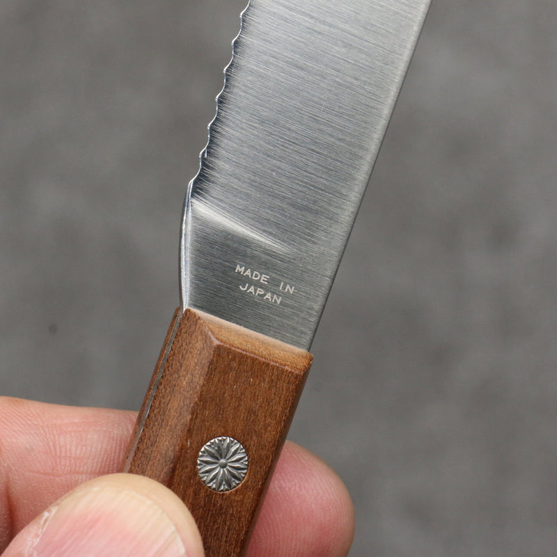 Kanetsune AUS8 Spread Knife  110mm Maple Handle - Japannywholesale