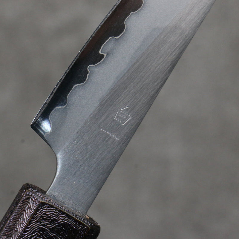 Seisuke White Steel No.1 Migaki Polish Finish Paring  80mm Oak with Purple Lacquer Handle - Japannywholesale