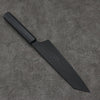 Sakai Takayuki Kurokage VG10 Hammered Teflon Coating Kiritsuke Gyuto  190mm Black Lacquered Handle - Japannywholesale