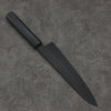 Sakai Takayuki Kurokage VG10 Hammered Teflon Coating Gyuto  210mm Black Lacquered Handle - Japannywholesale