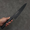 Sakai Takayuki Kurokage VG10 Hammered Teflon Coating Gyuto  210mm Black Lacquered Handle - Japannywholesale