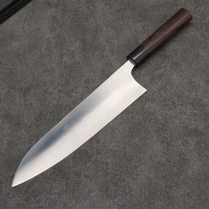 Shungo Ogata SG2 Migaki Finished Gyuto  240mm Shitan Handle - Japannywholesale