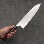 Shungo Ogata SG2 Migaki Finished Gyuto  240mm Shitan Handle - Japannywholesale