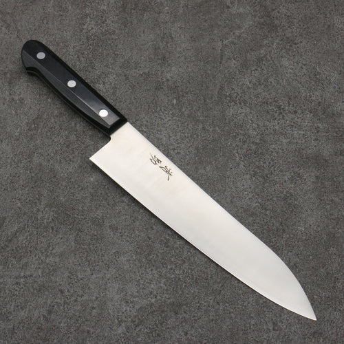 Seisuke SLD Migaki Polish Finish Gyuto  210mm Black Pakka wood Handle - Japannywholesale