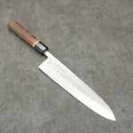 Tadafusa SLD Hammered Gyuto  240mm Burnt Walnut Handle - Japannywholesale