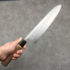 Tadafusa SLD Hammered Gyuto  240mm Burnt Walnut Handle - Japannywholesale