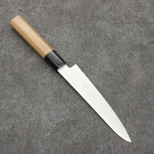 Seisuke Blue Super Migaki Polish Finish Petty-Utility  150mm Walnut Handle - Japannywholesale