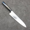 Kajin Cobalt Special Steel Damascus Gyuto  210mm Dark Blue and Gold Lacquered Handle - Japannywholesale