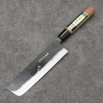 Hayashida Blue Steel No.2 Black Finished Nakiri  170mm Walnut Handle - Japannywholesale