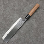 Hayashida Blue Steel No.2 Black Finished Nakiri  170mm Walnut Handle - Japannywholesale