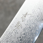 Seisuke VG10 Damascus Gyuto  210mm Ebony Wood Handle - Japannywholesale