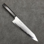 Seisuke VG10 Damascus Kiritsuke Gyuto  210mm Ebony Wood Handle - Japannywholesale