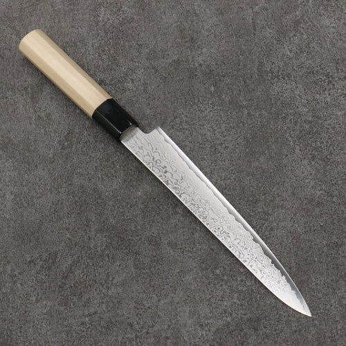 Seisuke VG10 Damascus Petty-Utility  180mm Magnolia Handle - Japannywholesale