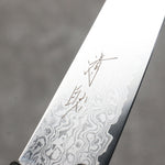 Seisuke VG10 Damascus Kiritsuke Petty-Utility  105mm Magnolia Handle - Japannywholesale